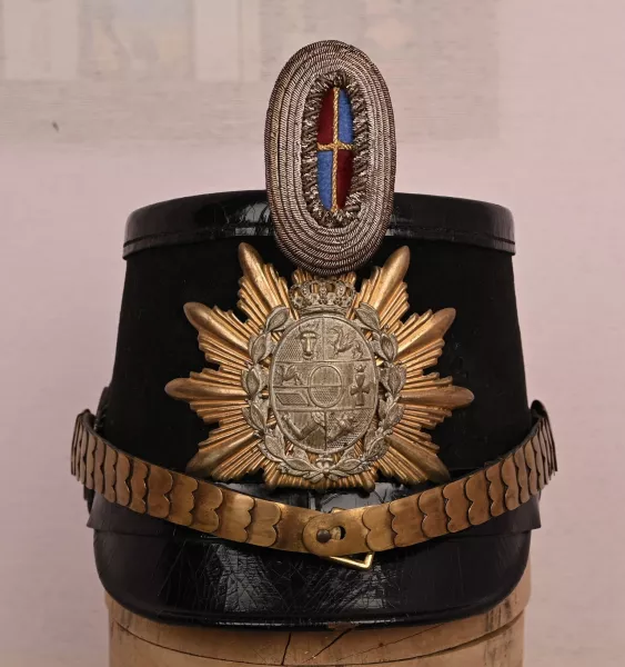 Mecklenburg 14th Jäger Batallion Officer Shako. Visuel 1 principal